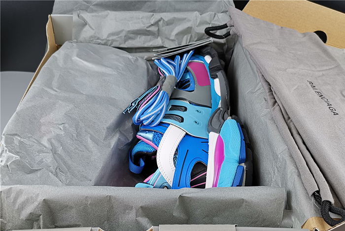 Ba*len*cia*ga track runners blue 542436w1gb54162